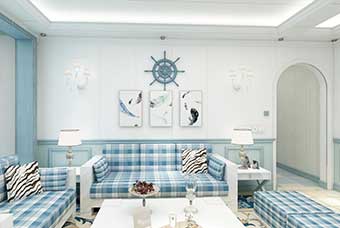 文山地中海风格-客厅