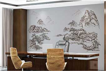 文山森佰汇航空纤维墙咔（山水之间）