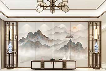 文山森佰汇航空纤维（山水画系列）